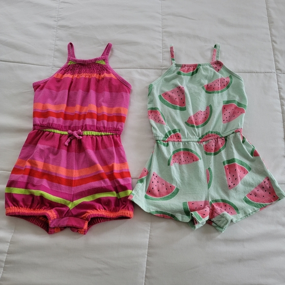 GAP Other - Gap Old Navy Striped Watermelon Romper Bundle